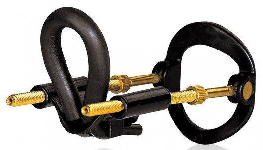 Черный экстендер-растяжитель пениса - Sex Expert - во Владикавказе купить с доставкой