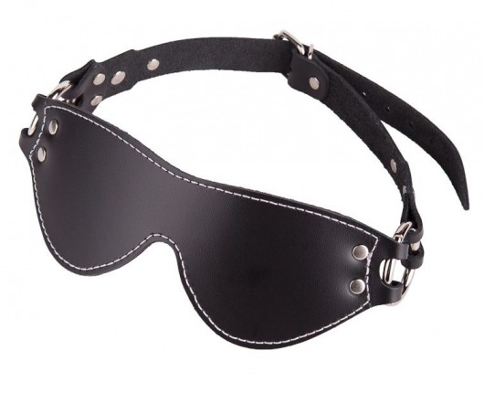 Маска из натуральной кожи с контрастной строчкой по краю - Sitabella - купить с доставкой во Владикавказе