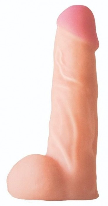 Телесная насадка на Harness с коннектором BLACK LINE - 17 см. - LOVETOY (А-Полимер) - купить с доставкой во Владикавказе