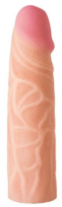 Телесная насадка на Harness с коннектором GREEN LINE - 18 см. - LOVETOY (А-Полимер) - купить с доставкой во Владикавказе