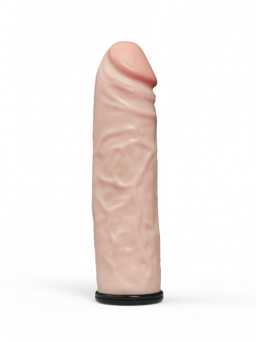 Телесная насадка на Harness с коннектором GREEN LINE - 15,5 см. - LOVETOY (А-Полимер) - купить с доставкой во Владикавказе