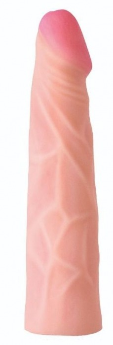 Телесная насадка на Harness с коннектором RED LINE - 19 см. - LOVETOY (А-Полимер) - купить с доставкой во Владикавказе