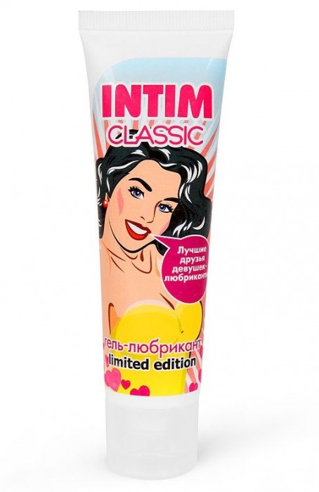 Гель-лубрикант на водной основе INTIM CLASSIC Limited Edition - 50 гр. - Биоритм - купить с доставкой во Владикавказе