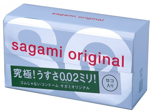 Ультратонкие презервативы Sagami Original - 12 шт. - Sagami - купить с доставкой во Владикавказе