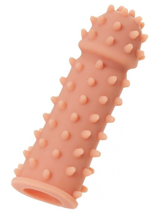 Телесная реалистичная насадка KOKOS Extreme Sleeve 03 с дополнительной стимуляцией - 12,7 см. - KOKOS - во Владикавказе купить с доставкой