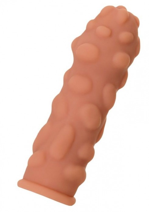 Телесная реалистичная насадка KOKOS Extreme Sleeve 11 с дополнительной стимуляцией - 12,7 см. - KOKOS - во Владикавказе купить с доставкой