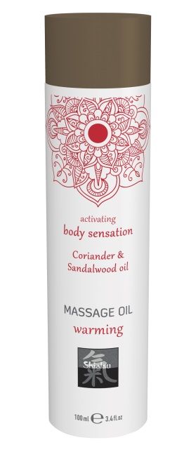 Массажное масло с ароматом кориандра с добавлением сандалового масла - 100 мл. - Shiatsu - купить с доставкой во Владикавказе