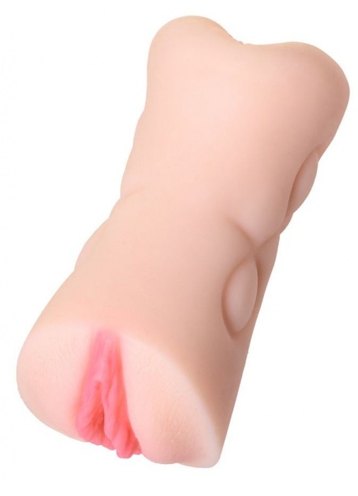 Телесный двусторонний мастурбатор Rich Fruit - вагина и анус - ToyFa - во Владикавказе купить с доставкой