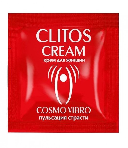 Пробник возбуждающего крема для женщин Clitos Cream - 1,5 гр. - Биоритм - купить с доставкой во Владикавказе