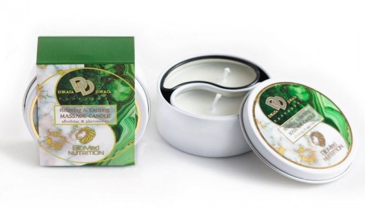 Массажная свеча  Малахитовый сон - БиоМед - купить с доставкой во Владикавказе