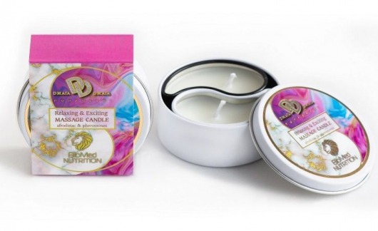 Массажная свеча  Смузи бум - БиоМед - купить с доставкой во Владикавказе