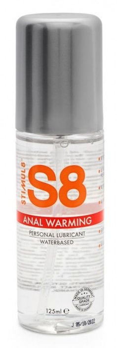 Согревающий анальный лубрикант Stimul8 Warming Anal Lube - 125 мл. - Stimul8 - купить с доставкой во Владикавказе