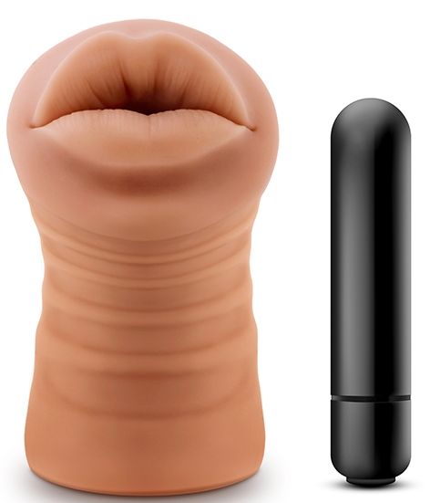 Кофейный мастурбатор-ротик Isabella - Blush Novelties - во Владикавказе купить с доставкой