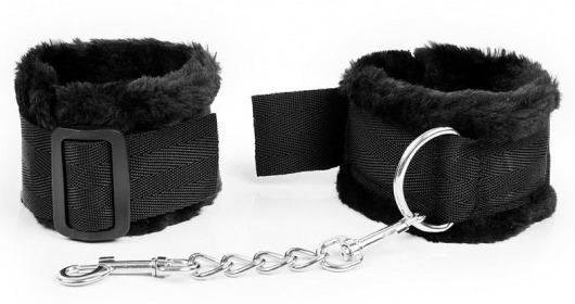 Черные оковы на регулируемых пряжках - Notabu - купить с доставкой во Владикавказе