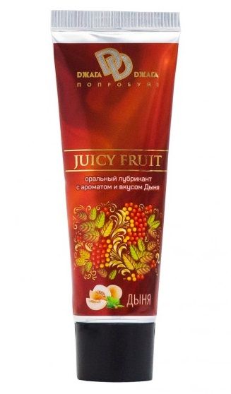 Интимный съедобный лубрикант JUICY FRUIT с ароматом дыни - 30 мл. - БиоМед - купить с доставкой во Владикавказе