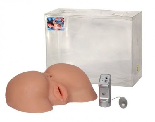 Реалистичная попка из неоскин с вибрацией - LOVETOY (А-Полимер) - во Владикавказе купить с доставкой