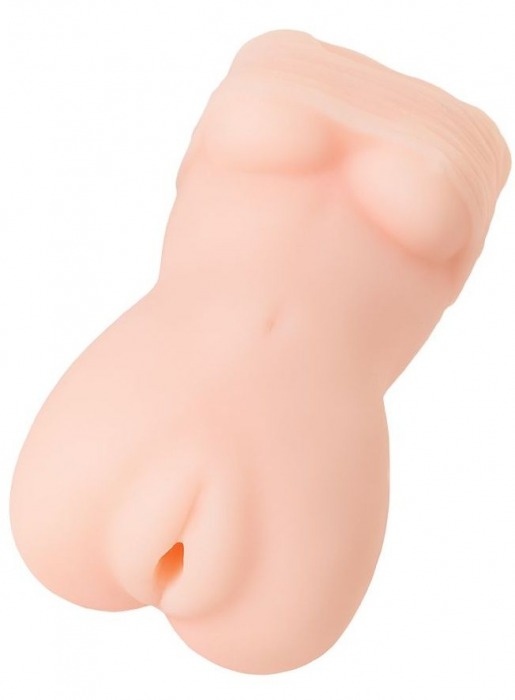 Телесный мастурбатор в виде женской фигурки - Toyfa Basic - во Владикавказе купить с доставкой