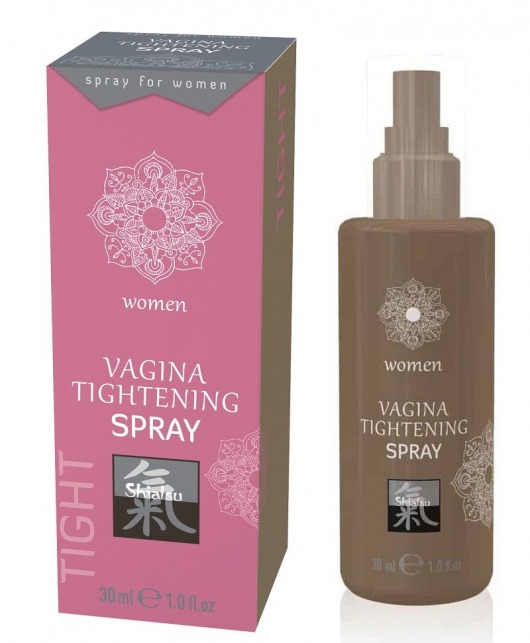 Сужающий интимный спрей VAGINA TIGHTENING - 30 мл. - Shiatsu - купить с доставкой во Владикавказе