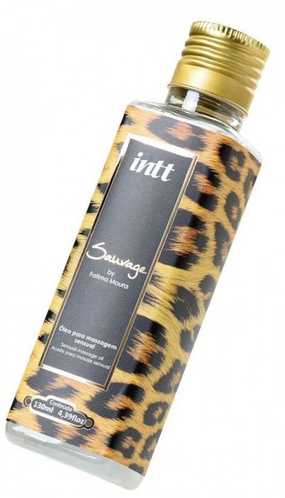 Массажное масло Sauvage с возбуждающим эффектом - 130 мл. - INTT - купить с доставкой во Владикавказе