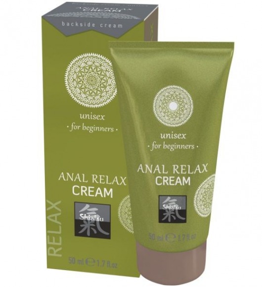 Анальный крем Anal Relax Cream - 50 мл. - Shiatsu - купить с доставкой во Владикавказе