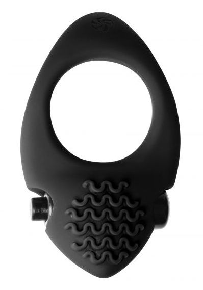 Черное эрекционное виброкольцо Pure Passion Midnight - Lola Games - во Владикавказе купить с доставкой