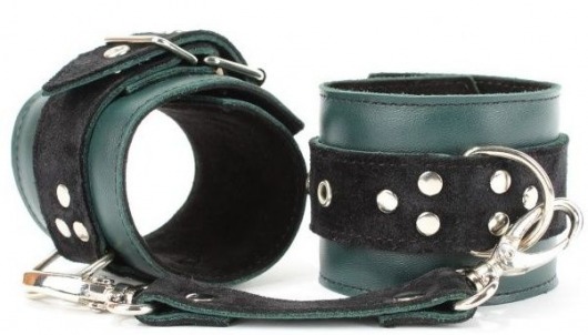 Изумрудные оковы на ноги Ladys Arsenal на карабинах - БДСМ Арсенал - купить с доставкой во Владикавказе