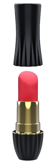 Клиторальный стимулятор-помада LIPSTICK - 9,3 см. - Dream Toys - купить с доставкой во Владикавказе