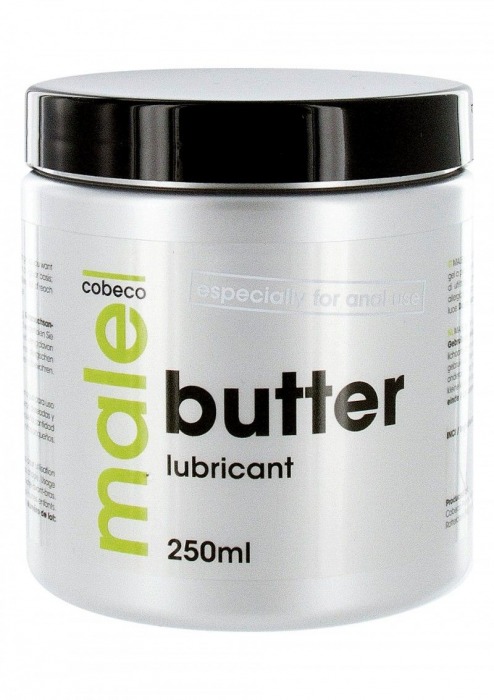 Анальный лубрикант MALE Cobeco Butter Lubricant - 250 мл. - Cobeco - купить с доставкой во Владикавказе