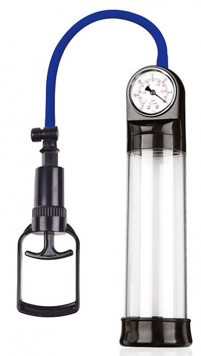 Прозрачная вакуумная помпа Sex Expert с манометром - Sex Expert - во Владикавказе купить с доставкой