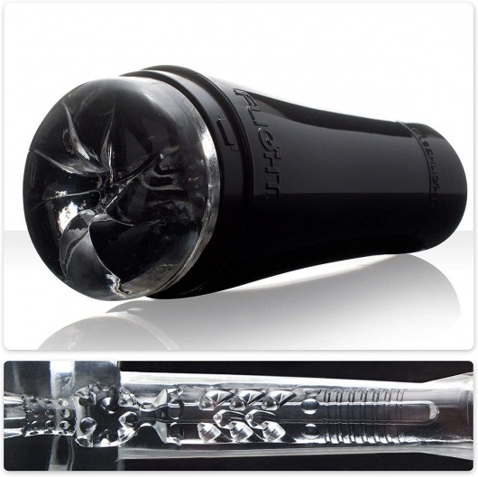 Черный мастурбатор-анус Fleshlight - Flight Pilot - Fleshlight - во Владикавказе купить с доставкой