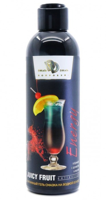 Интимный гель-смазка JUICY FRUIT с ароматом энергетика - 200 мл. - БиоМед - купить с доставкой во Владикавказе