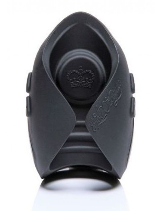 Темно-серый инновационный мужской осциллятор PULSE SOLO LUX с пультом ДУ - Hot Octopuss - во Владикавказе купить с доставкой