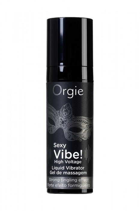 Гель для массажа ORGIE Sexy Vibe High Voltage с эффектом вибрации - 15 мл. - ORGIE - купить с доставкой во Владикавказе