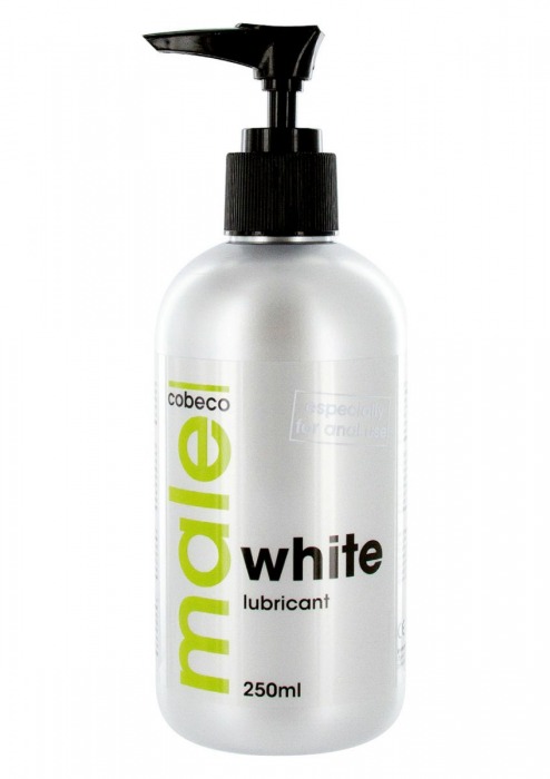 Анальная смазка на водной основе MALE Cobeco White Lubricant - 250 мл. - Cobeco - купить с доставкой во Владикавказе