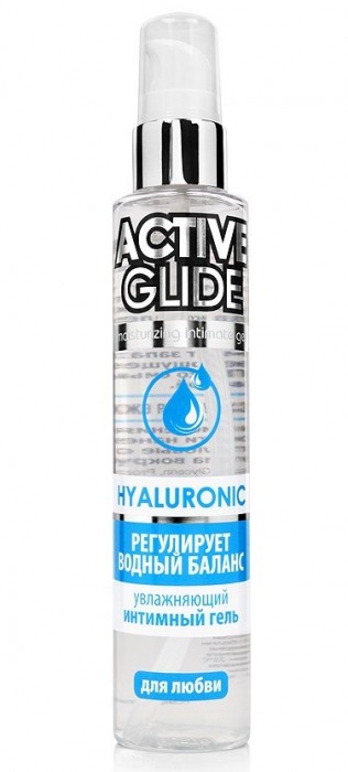 Увлажняющий интимный гель Active Glide Hyaluronic - 100 гр. - Биоритм - купить с доставкой во Владикавказе