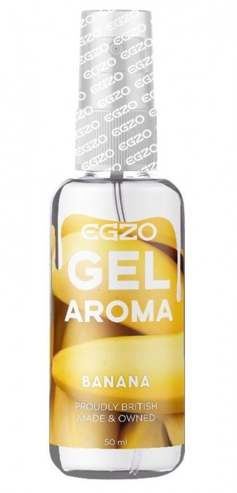 Интимный лубрикант EGZO AROMA с ароматом банана - 50 мл. - EGZO - купить с доставкой во Владикавказе