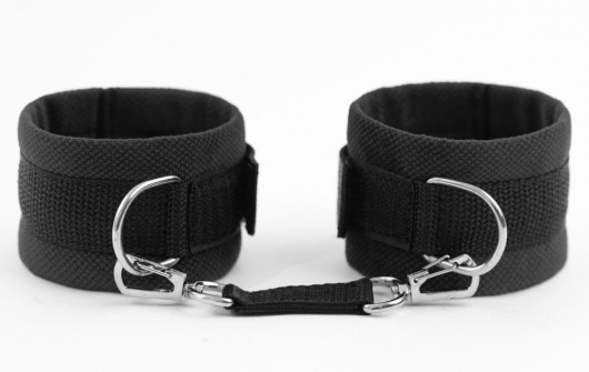 Черные оковы My rules на сцепке - БДСМ Арсенал - купить с доставкой во Владикавказе