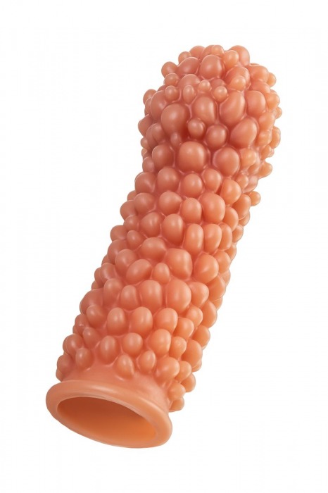 Телесная насадка с мягкими пузырьками - 16,5 см. - KOKOS - во Владикавказе купить с доставкой