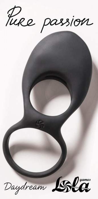 Черное эрекционное виброкольцо Daydream - Lola Games - во Владикавказе купить с доставкой