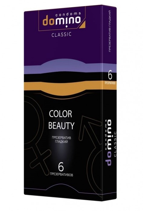 Разноцветные презервативы DOMINO Colour Beauty - 6 шт. - Domino - купить с доставкой во Владикавказе