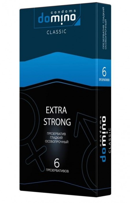 Суперпрочные презервативы DOMINO Extra Strong - 6 шт. - Domino - купить с доставкой во Владикавказе