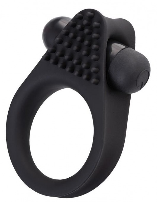 Черное эрекционное виброкольцо Brid с шипиками - A-toys - во Владикавказе купить с доставкой