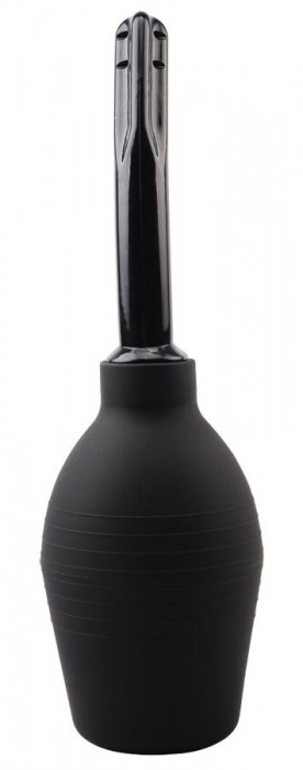 Черный интимный душ-спринцовка Booty Cleanse - Chisa - купить с доставкой во Владикавказе