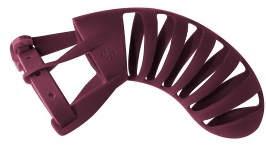 Мужской пояс верности бордового цвета Romello - Lola Games - купить с доставкой во Владикавказе