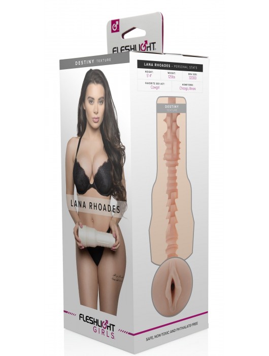 Мастурбатор-вагина Fleshlight Girls - Lana Rhoades Destiny - Fleshlight - во Владикавказе купить с доставкой