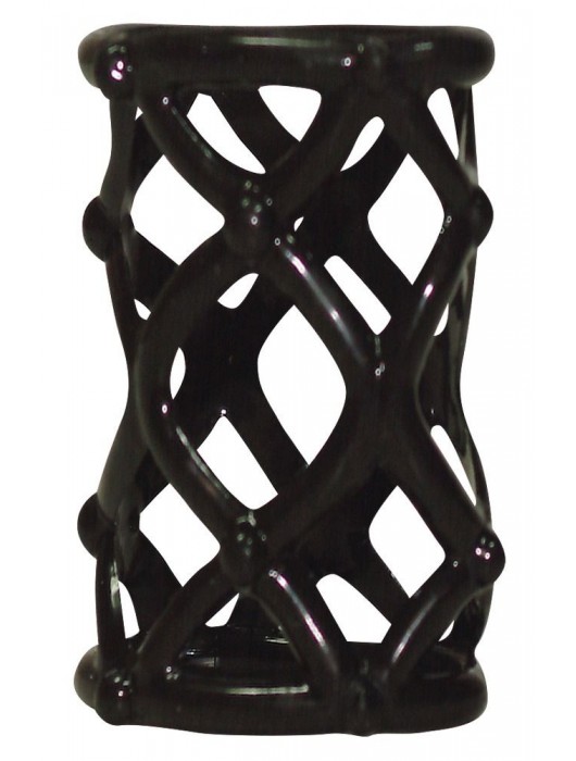 Чёрная насадка-сетка на пенис Orgasmus Wunder - Orion - во Владикавказе купить с доставкой