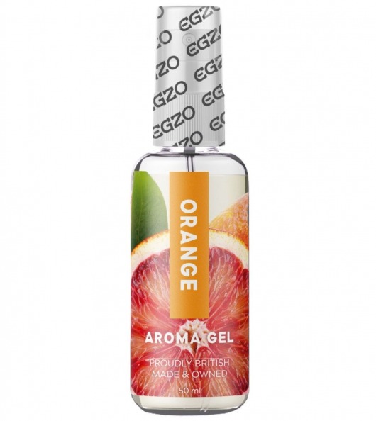 Интимный лубрикант EGZO AROMA с ароматом апельсина - 50 мл. - EGZO - купить с доставкой во Владикавказе