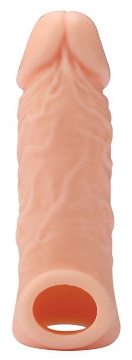 Телесная насадка EXTENDER WITH BALL STRAP 5.5 - 14 см. - Dream Toys - во Владикавказе купить с доставкой