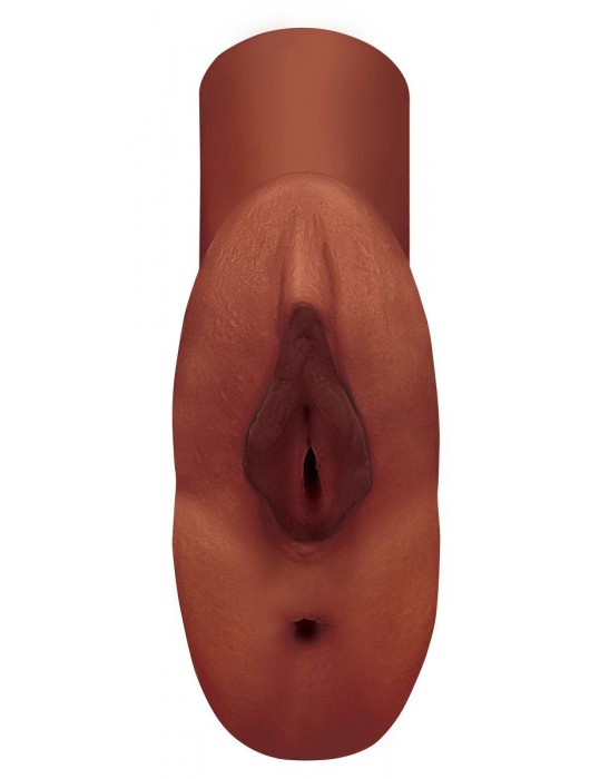 Коричневый мастурбатор Perfect Pussy Double Stroker - Pipedream - во Владикавказе купить с доставкой