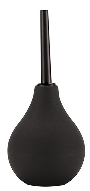 Черный анальный душ ANAL DOUCHE с прямым наконечником - Dream Toys - купить с доставкой во Владикавказе